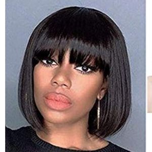 New Human Hair Wig - 8in